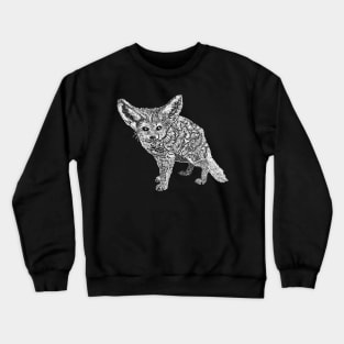 Cute Fennec Fox Art Illustration Crewneck Sweatshirt